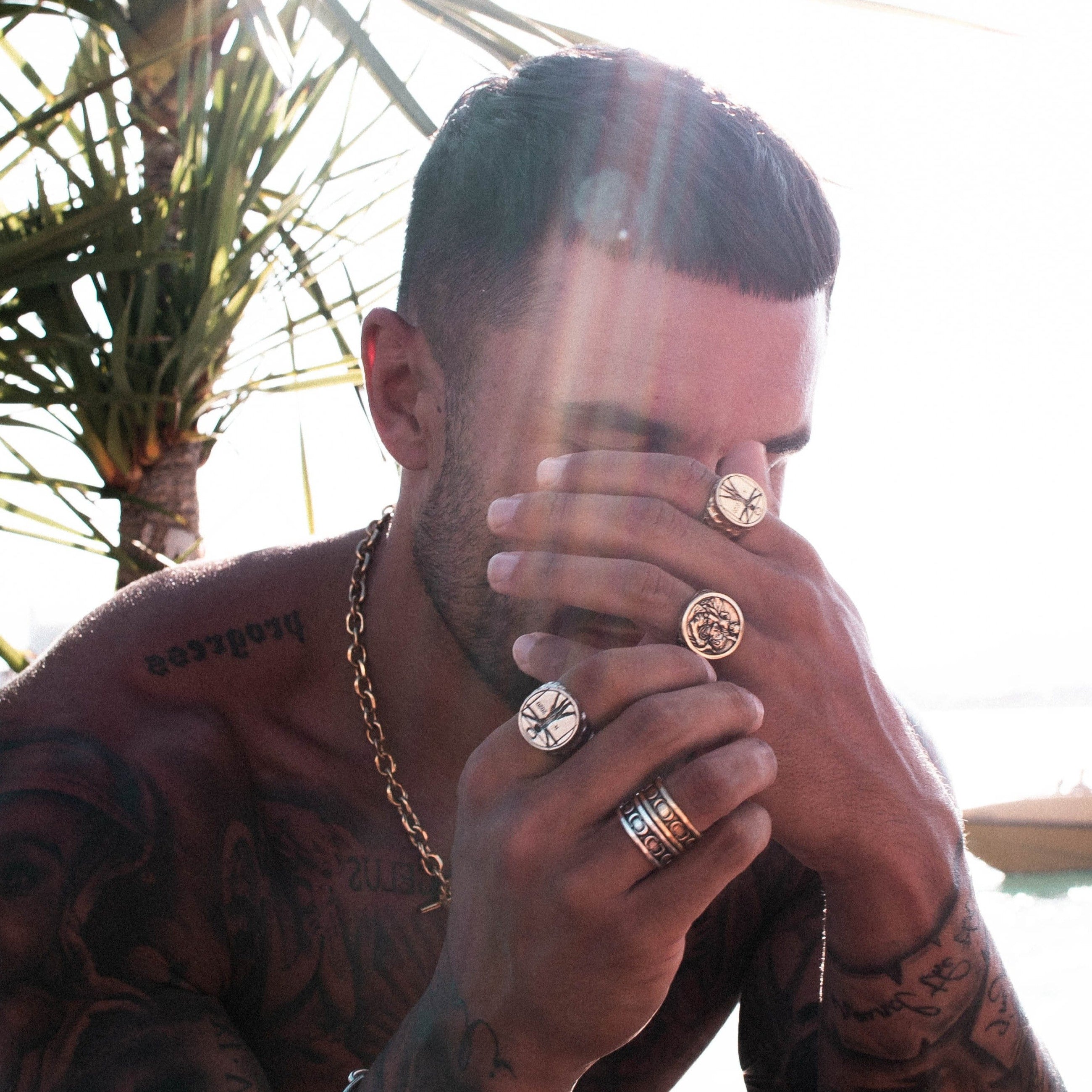 AmalfiGold Band Ring (Silver)