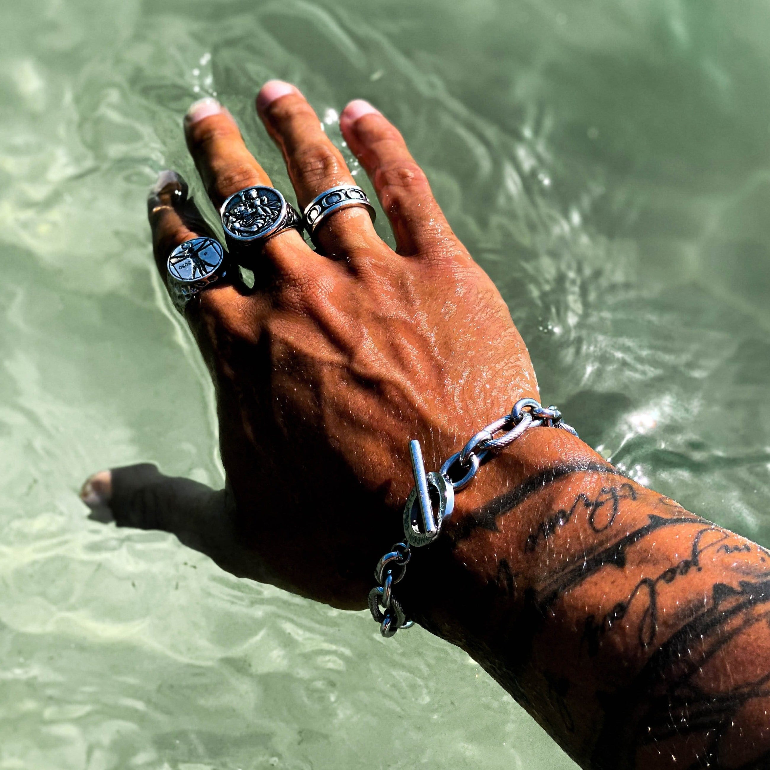 Toggle Milan Bracelet (Silver)