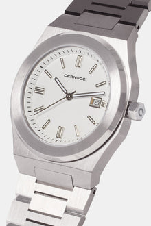 AmalfiGold Polished Watch - White