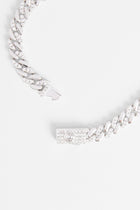 7mm Polished And Iced Prong Bracelet