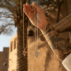 Palm & Dove Pendant (Gold)