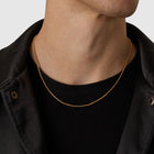 Round Box Chain (Gold) 2mm
