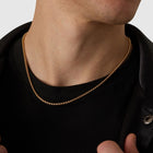 Round Box Chain (Gold) 3mm