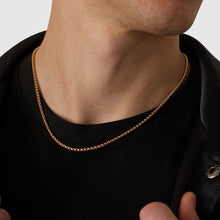 Round Box Chain (Gold) 3mm