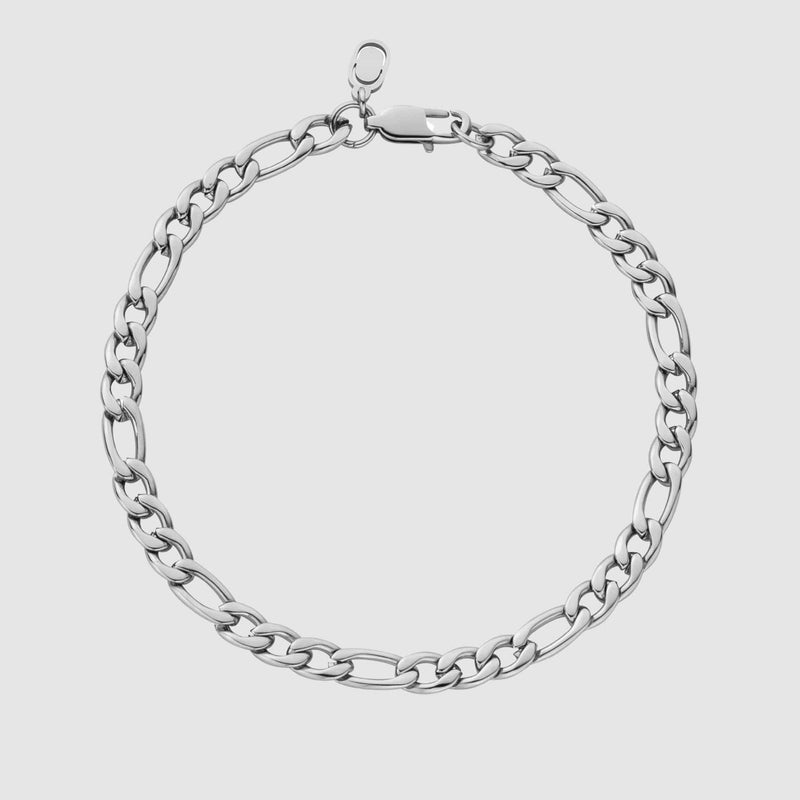 Figaro Bracelet (Silver) 5mm