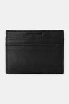 AmalfiGold Leather Card Holder - Black
