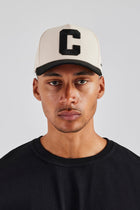C Off White Embroidered Hat - Off White