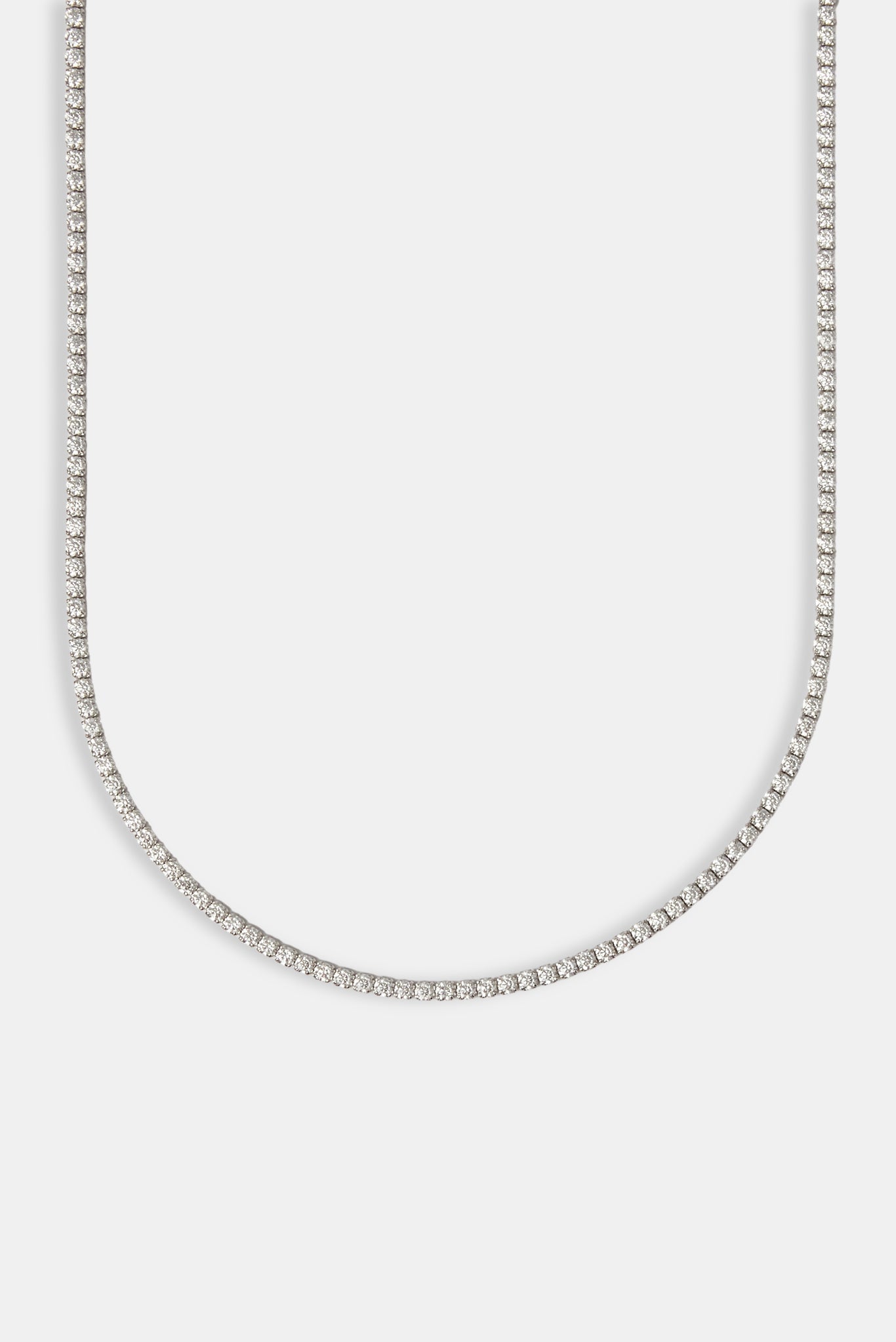 2.5mm Moissanite Micro Tennis Chain