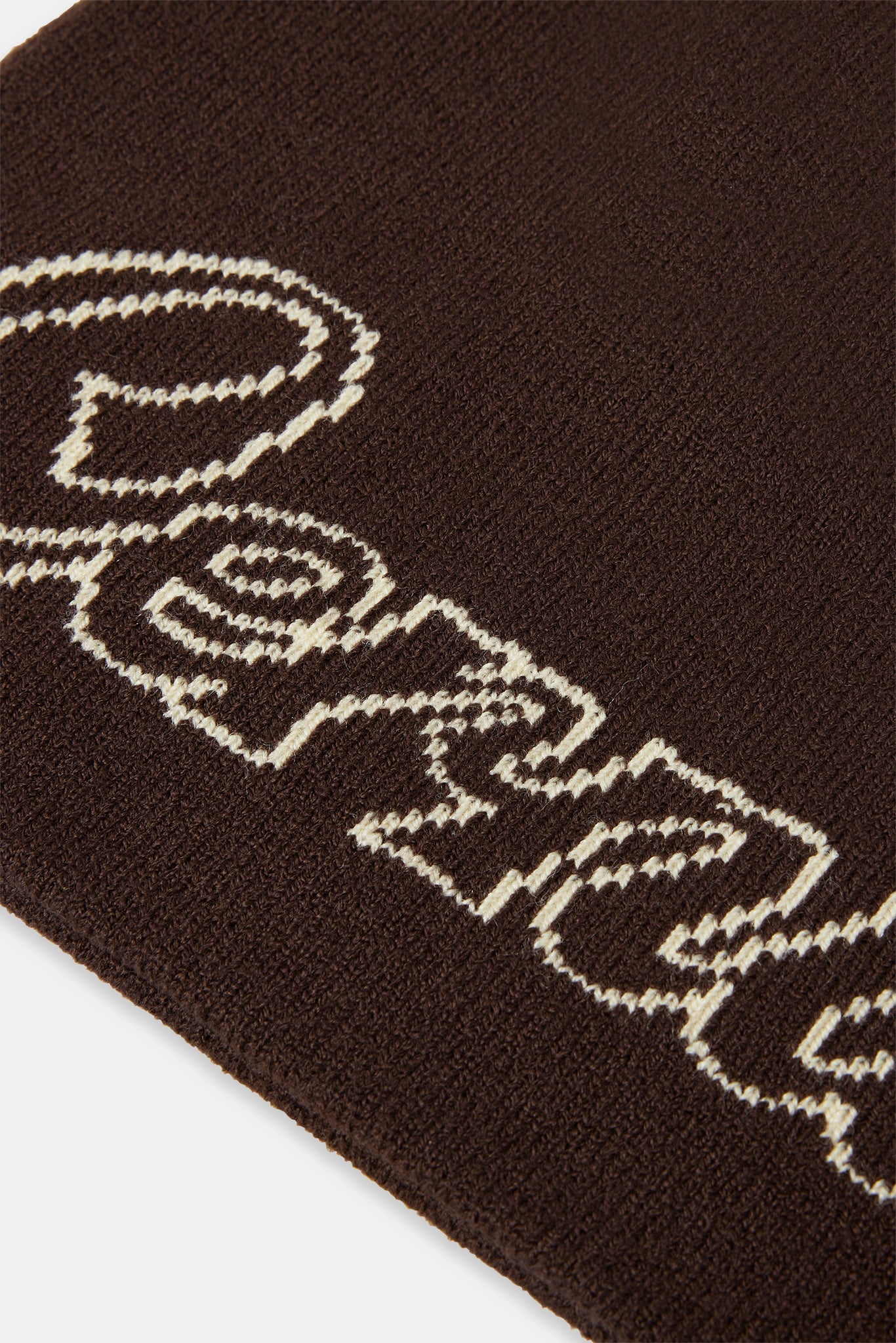 AmalfiGold Intarsia Beanie Hat - Chocolate