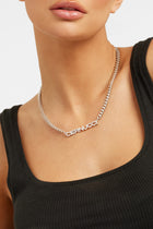 Iced AmalfiGold Branded Curb Chain