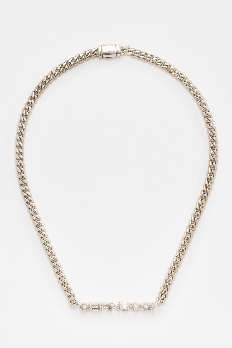 Iced AmalfiGold Branded Curb Chain