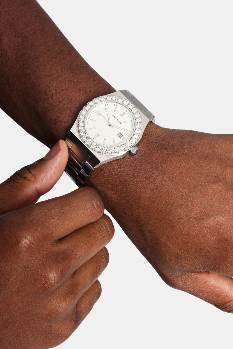 AmalfiGold Iced Bezel Watch