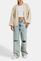 AmalfiGold Oversized Knitted Cardigan