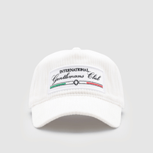 Italian Gentleman's Club Cap - Cord (White)