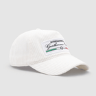 Italian Gentleman's Club Cap - Cord (White)