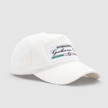 Italian Gentleman's Club Cap - Cord (White)