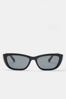Narrow Aviator Sunglasses - Black