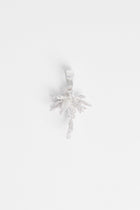 Iced CZ Palm Tree Pendant
