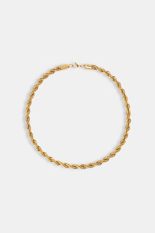 7mm Rope Chain - Gold