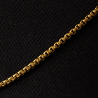 Round Box Chain (Gold) 2mm