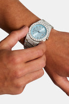 AmalfiGold Blue Iced Watch