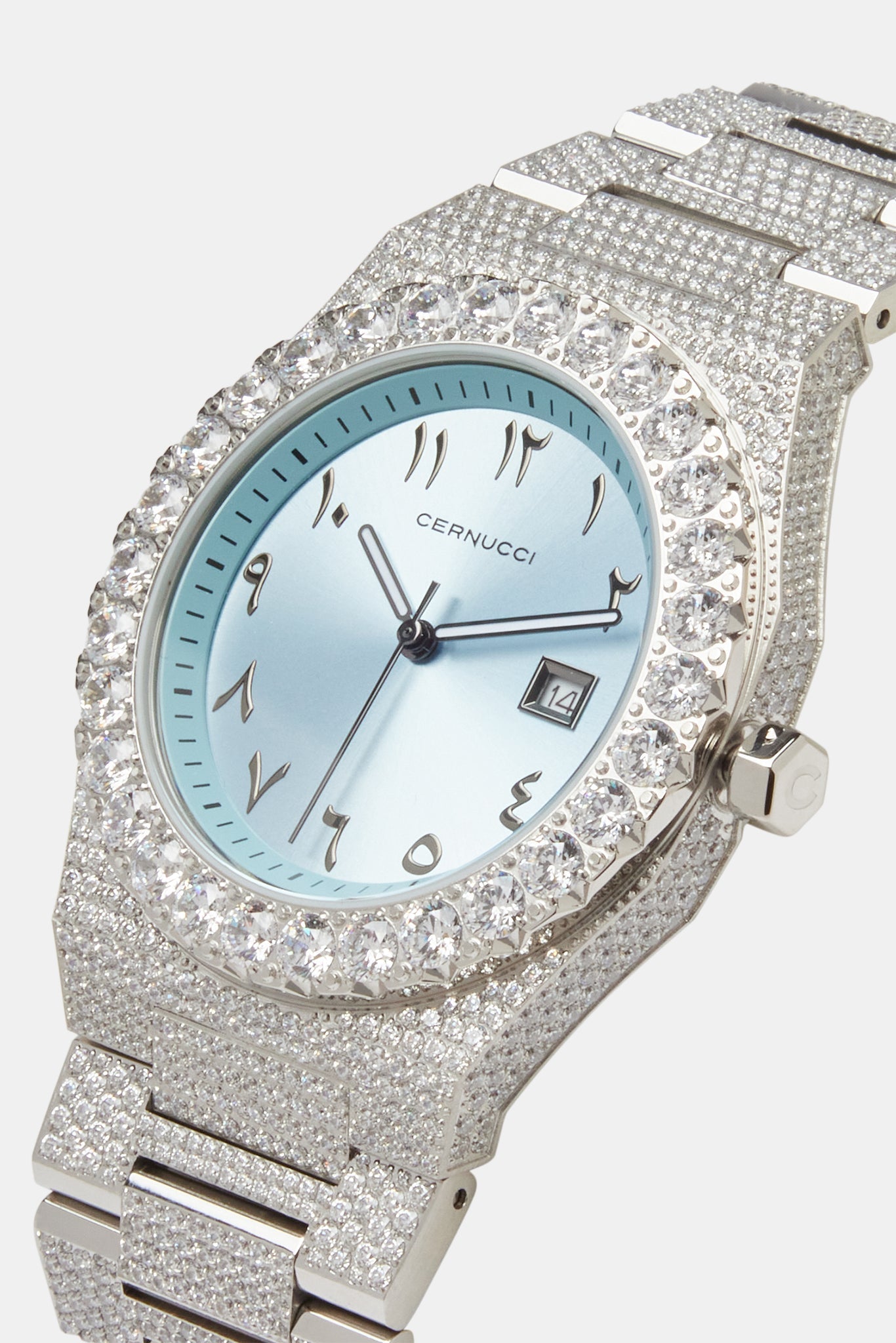 AmalfiGold Blue Iced Watch