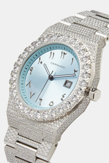 AmalfiGold Blue Iced Watch