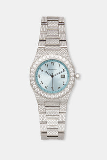 AmalfiGold Blue Iced Watch