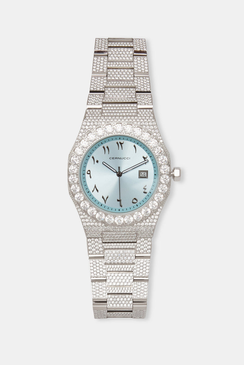 AmalfiGold Blue Iced Watch