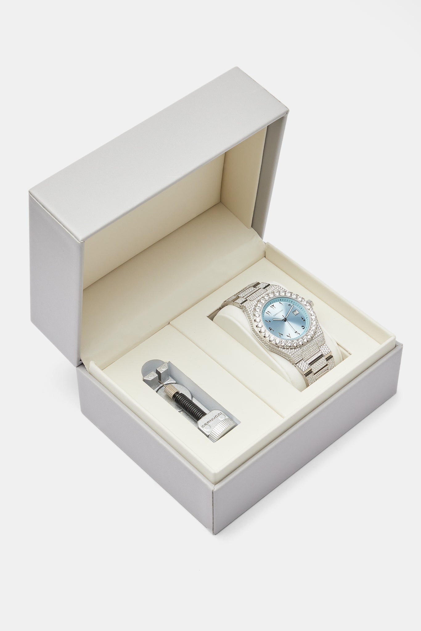 AmalfiGold Blue Iced Watch