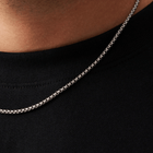 Round Box Chain (Silver) 3mm