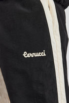 AmalfiGold Contrast Panel Nylon Track Pant - Black