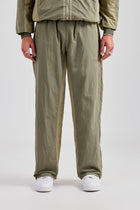 AmalfiGold Contrast Panel Nylon Track Pant - Khaki