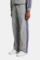 AmalfiGold Panelled Nylon Straight Leg Trouser - Charcoal