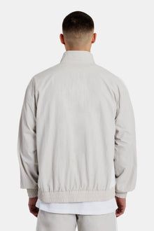 AmalfiGold Panelled Nylon Track Jacket - Stone
