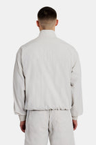 AmalfiGold Panelled Nylon Track Jacket & Short Set - Stone