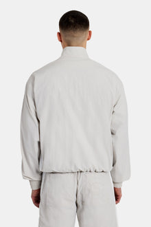 AmalfiGold Panelled Nylon Track Jacket & Short Set - Stone