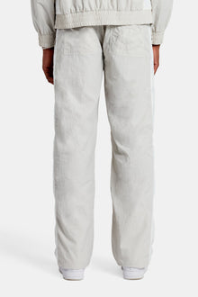AmalfiGold Panelled Nylon Straight Leg Trouser - Stone