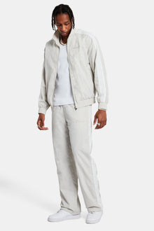 AmalfiGold Panelled Nylon Tracksuit - Stone