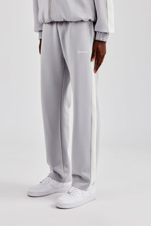 Contrast Panel Track Pant - Grey