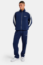 Contrast Panel Tracksuit - Navy