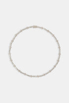 Iced Floral Motif Chain - 8mm