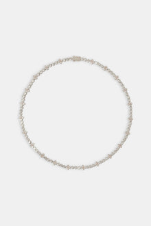 Iced Floral Motif Chain - 8mm