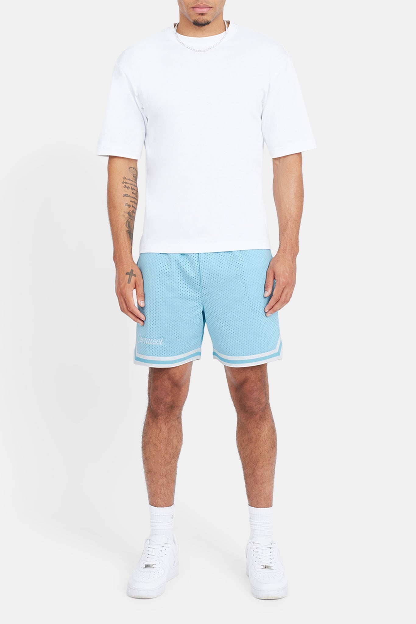 AmalfiGold Mesh Short - Blue