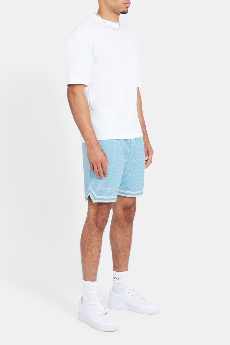 AmalfiGold Mesh Short - Blue