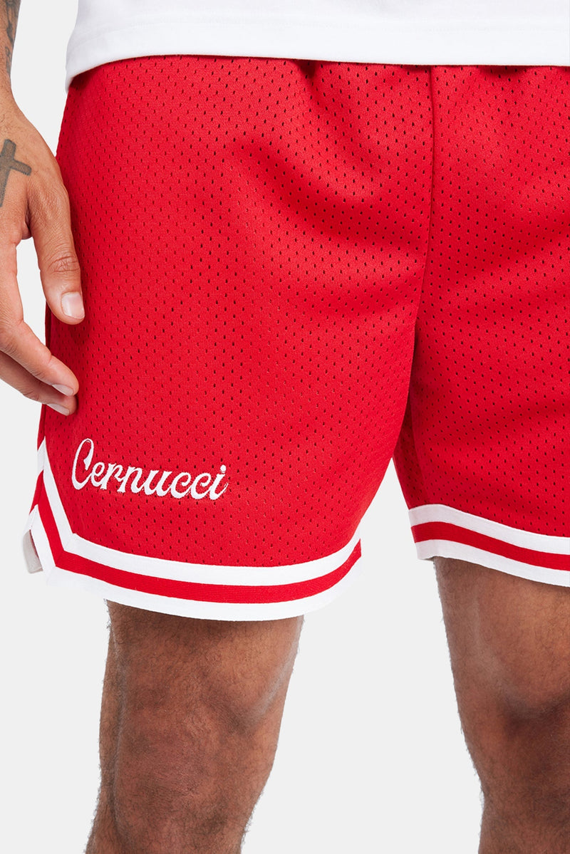 AmalfiGold Mesh Short - Red