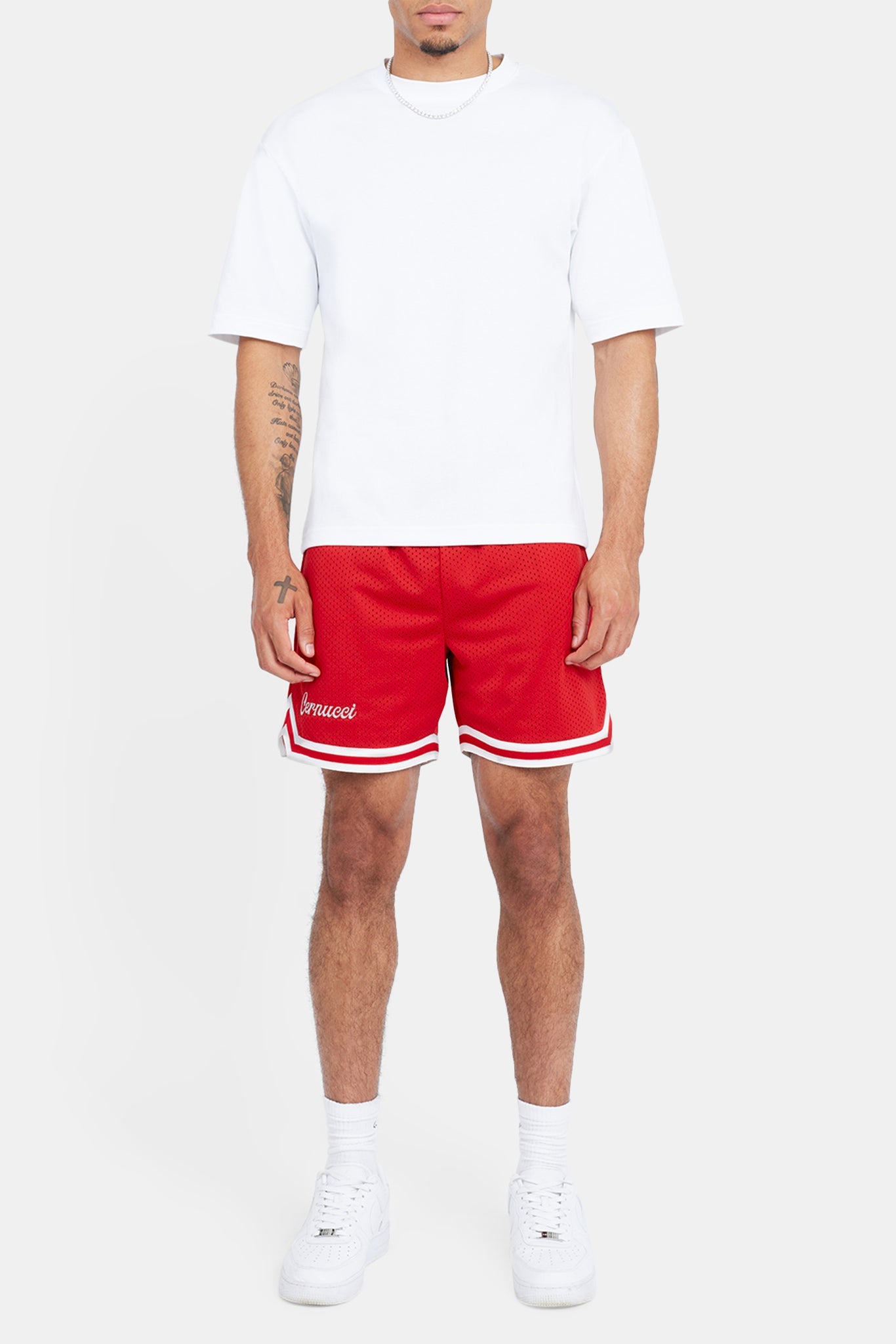 AmalfiGold Mesh Short - Red