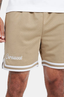 AmalfiGold Mesh Short - Stone