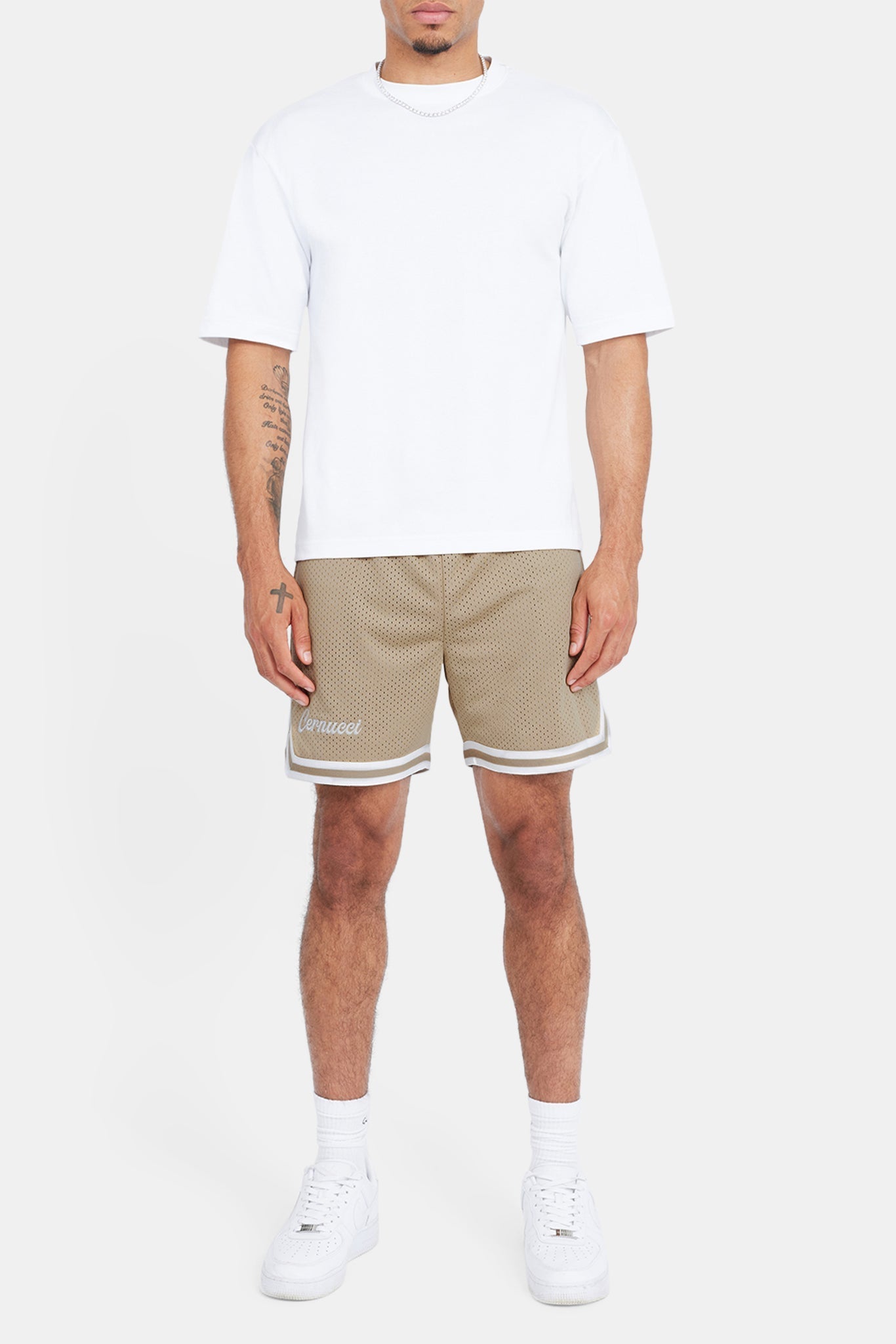 AmalfiGold Mesh Short - Stone