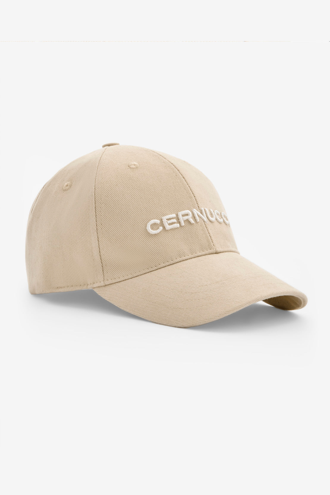 AmalfiGold Embroidered Cap - Ecru